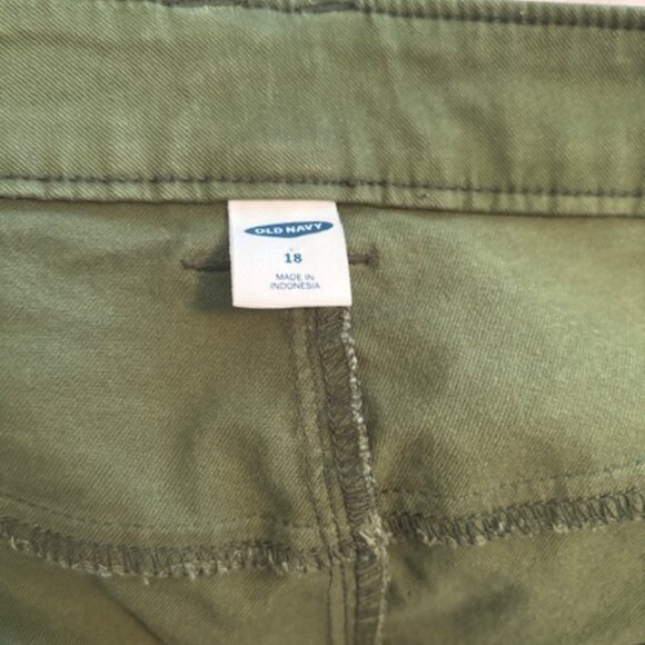 Old Navy Green Ankle Carpenter Pants - size 18 - Picture 7 of 8